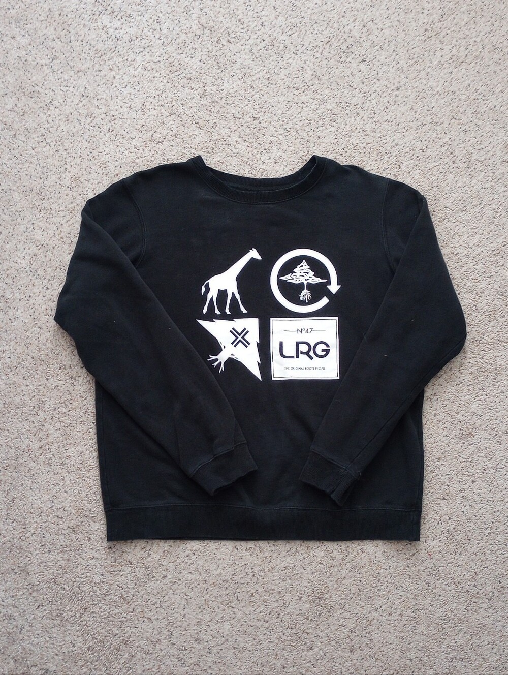 LRG Graphic Crewneck Sweater Size Medium